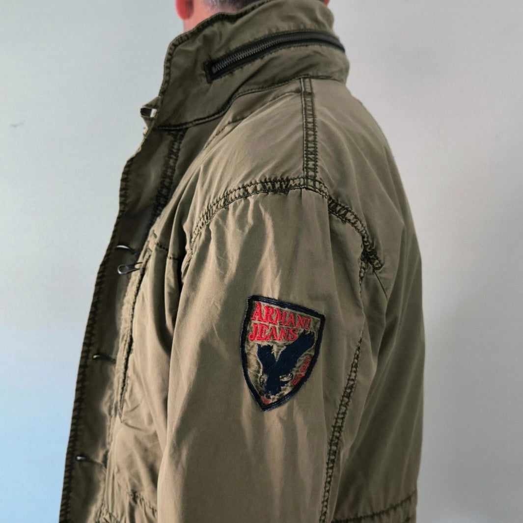 Giacca sahariana écru Armani Jeans tg L