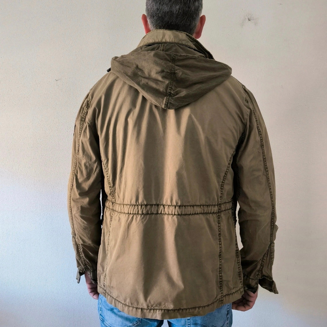 Giacca sahariana écru Armani Jeans tg L