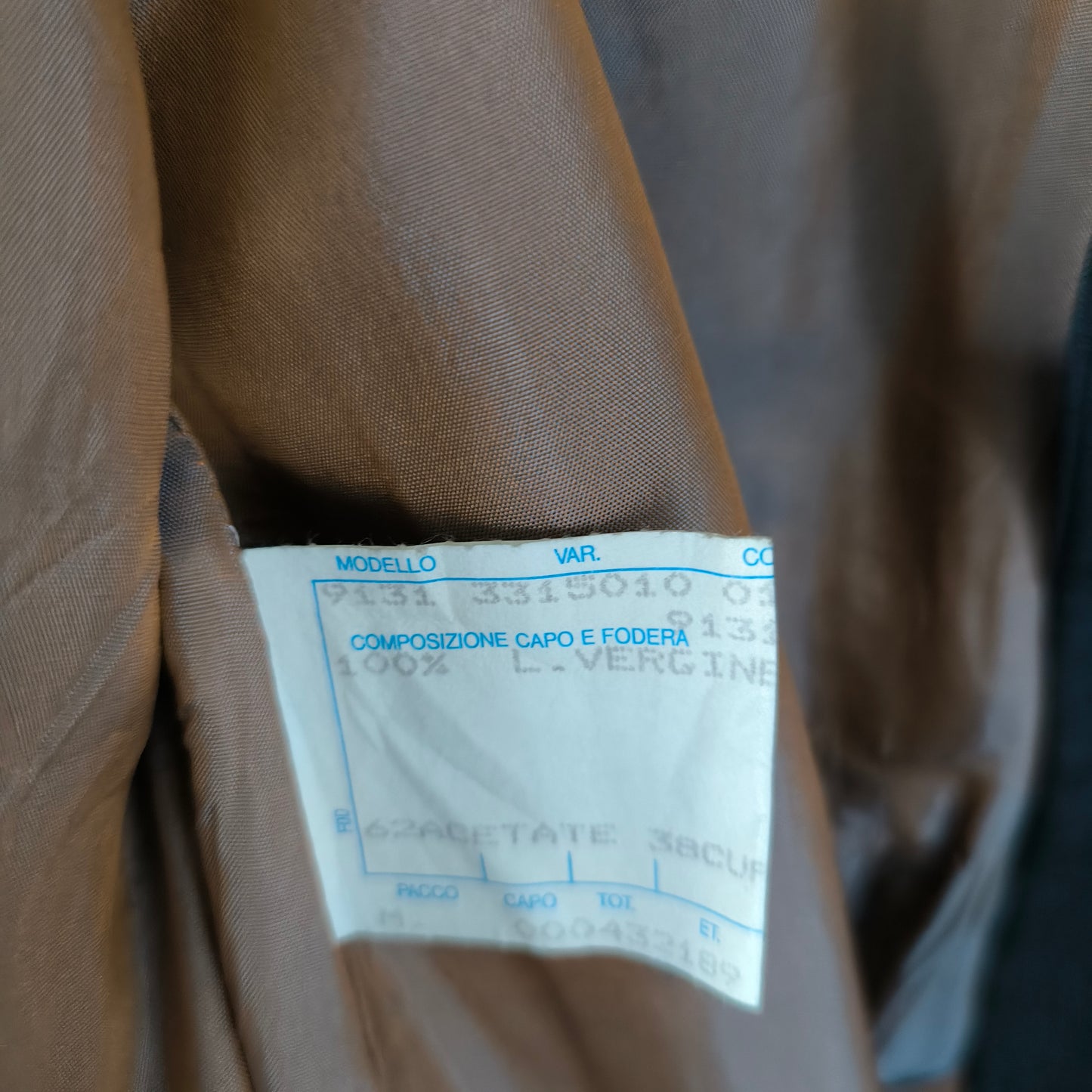 Blazer vintage nero pure new wool tg M