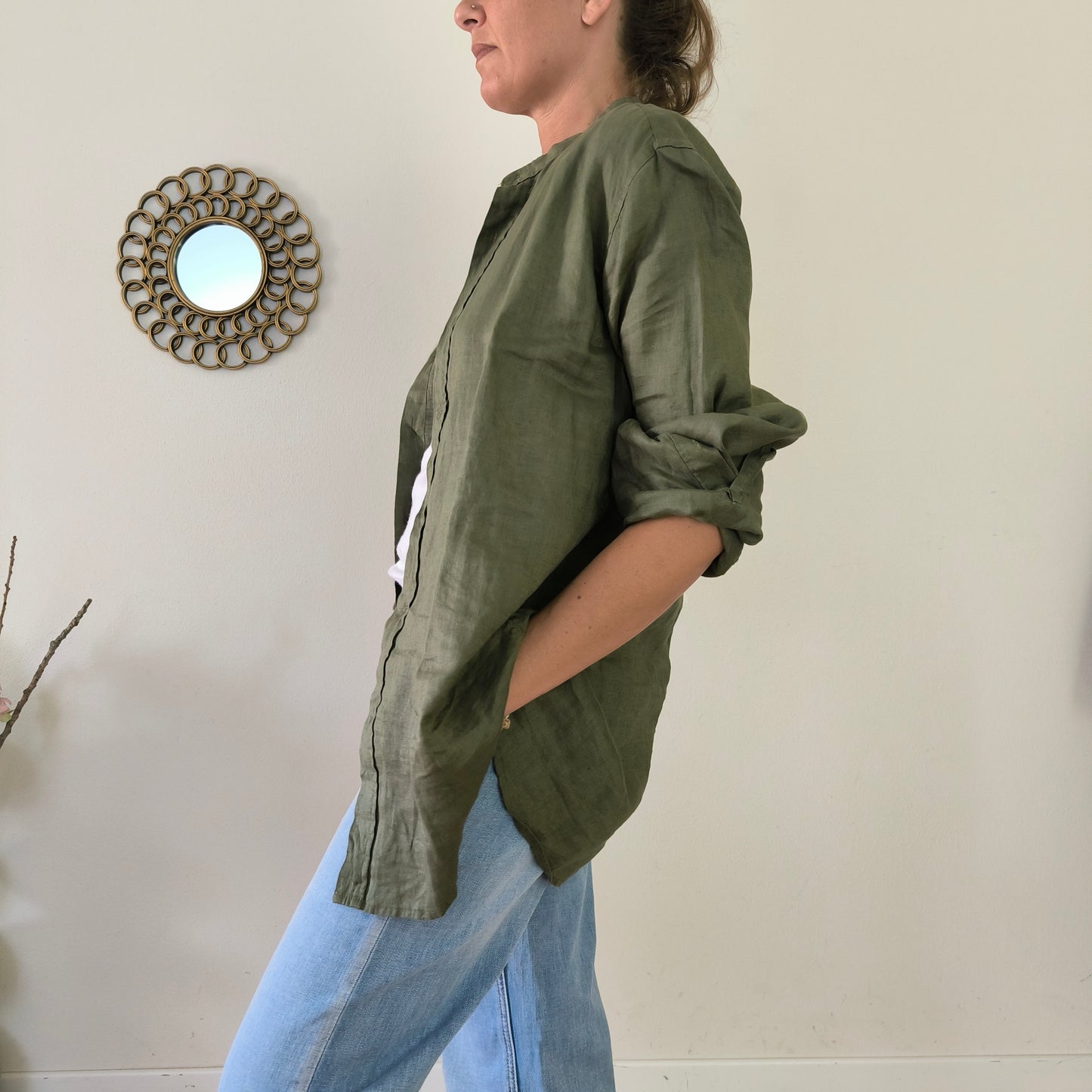 Camicia Trez puro lino XXL