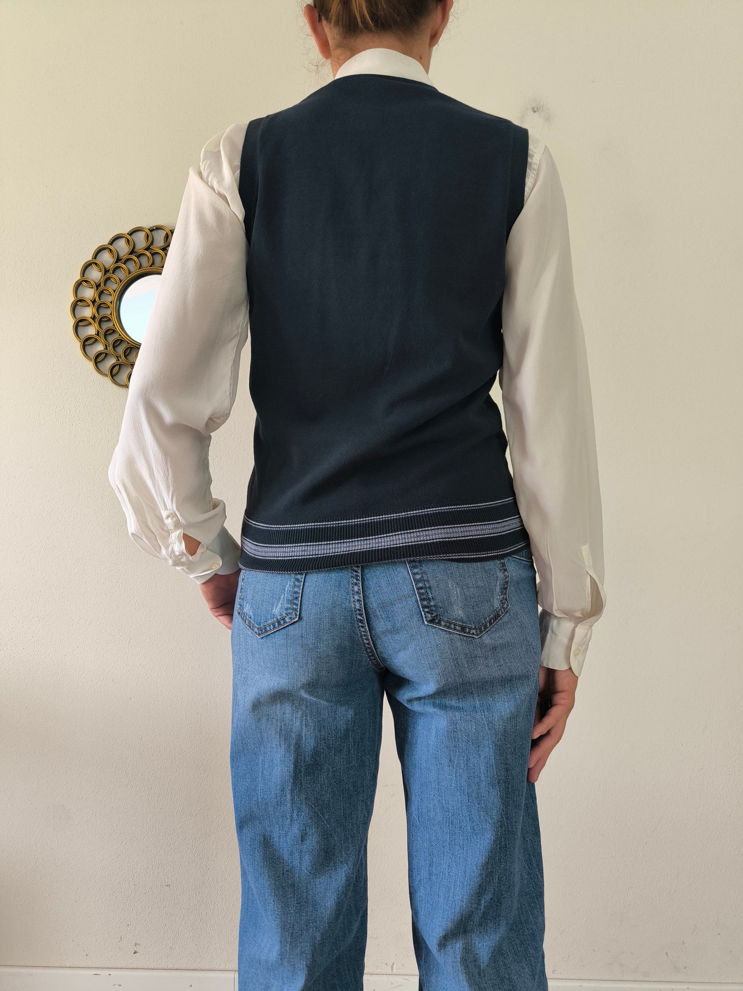 Gilet smanicato Paul Smith blu tg M