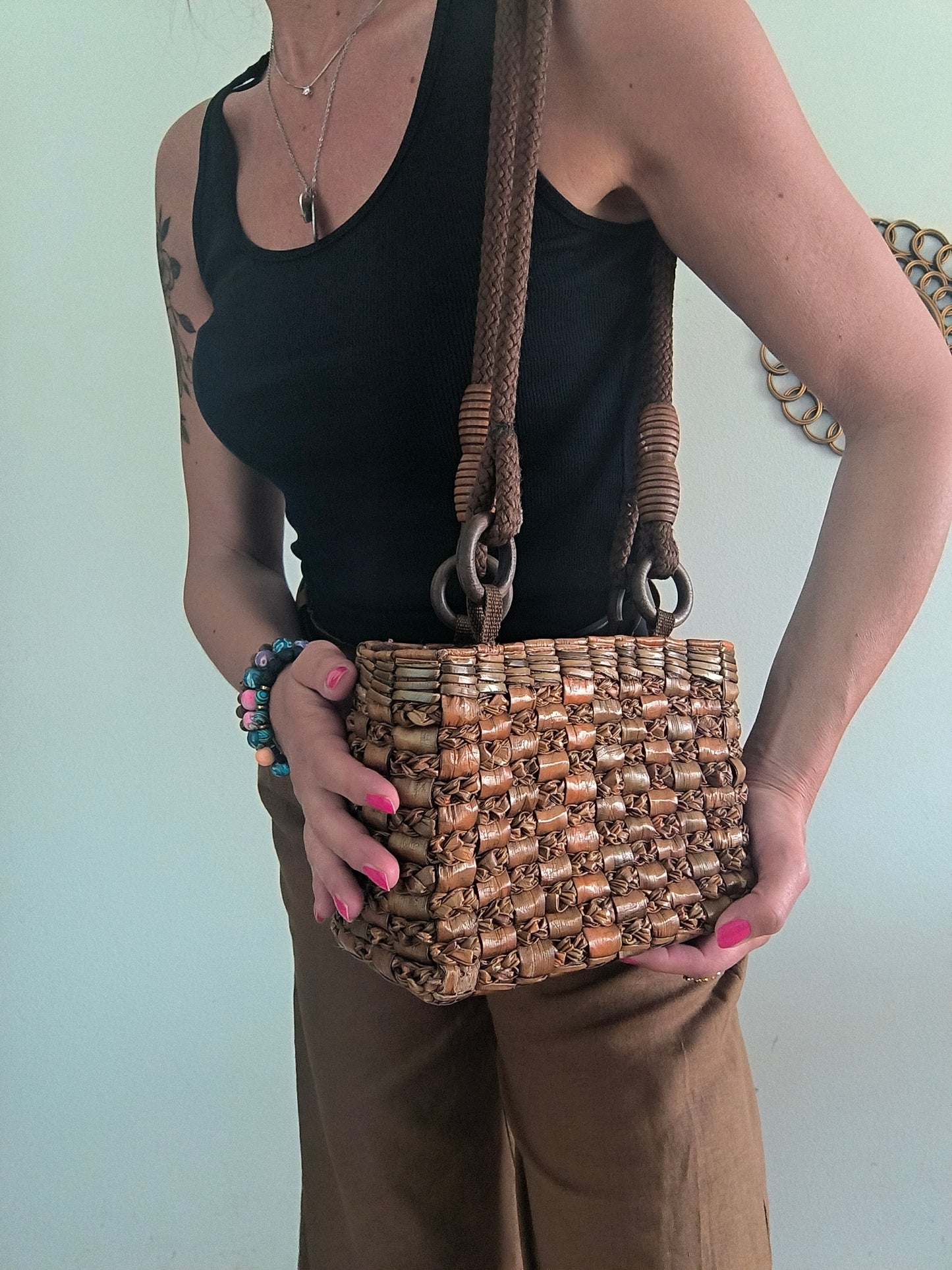 Borsetta vintage in paglia