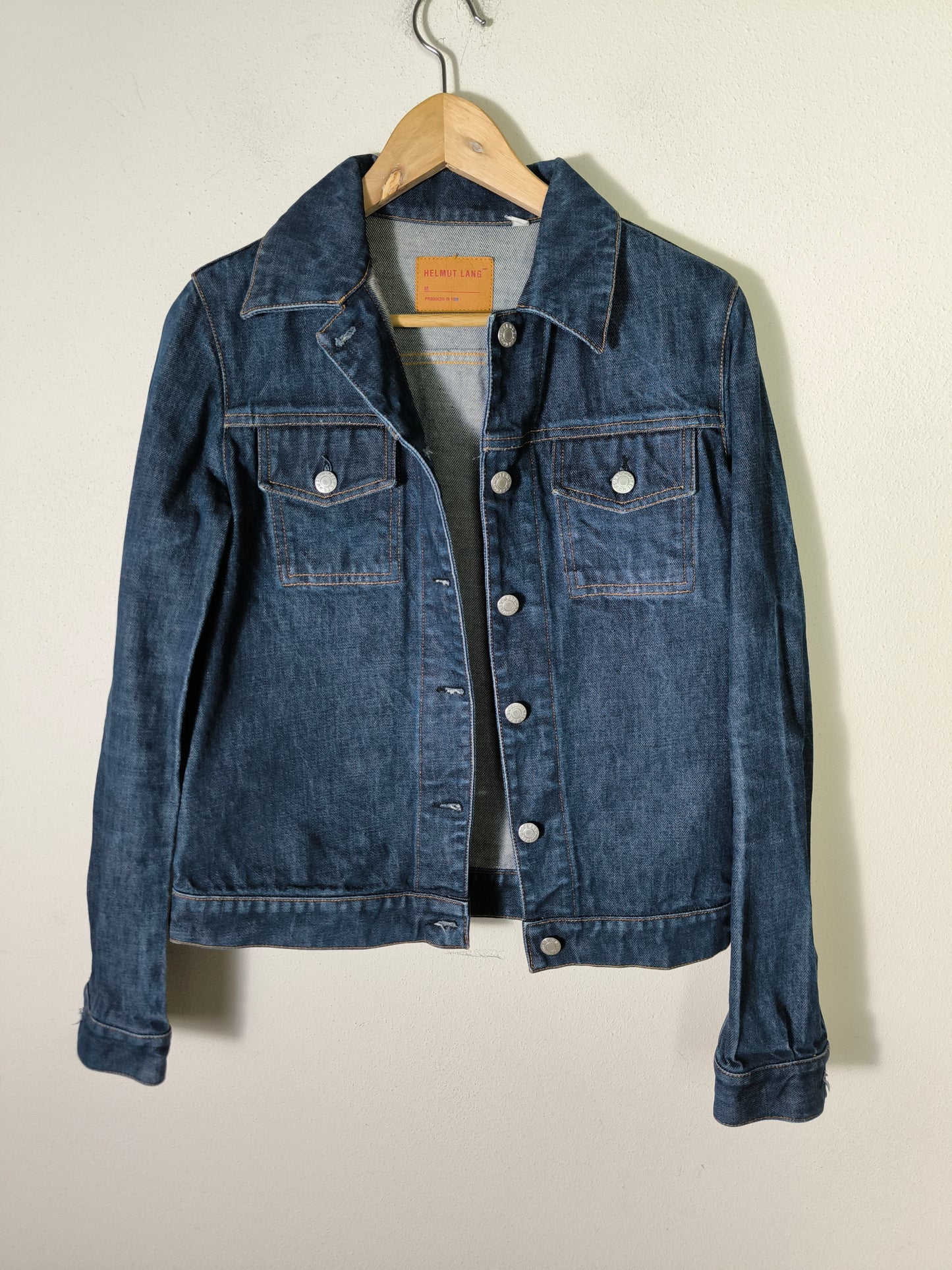 Giubbino in denim Helmut Lang tg S