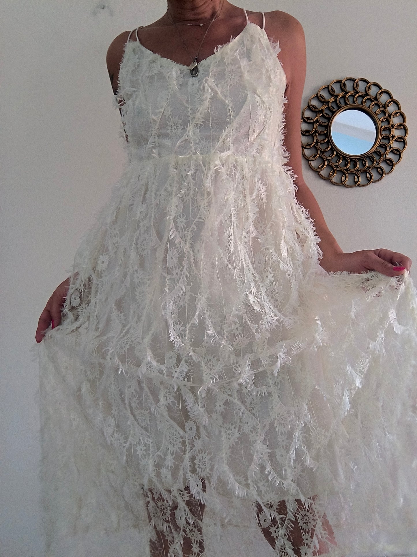 Abito elegante bianco