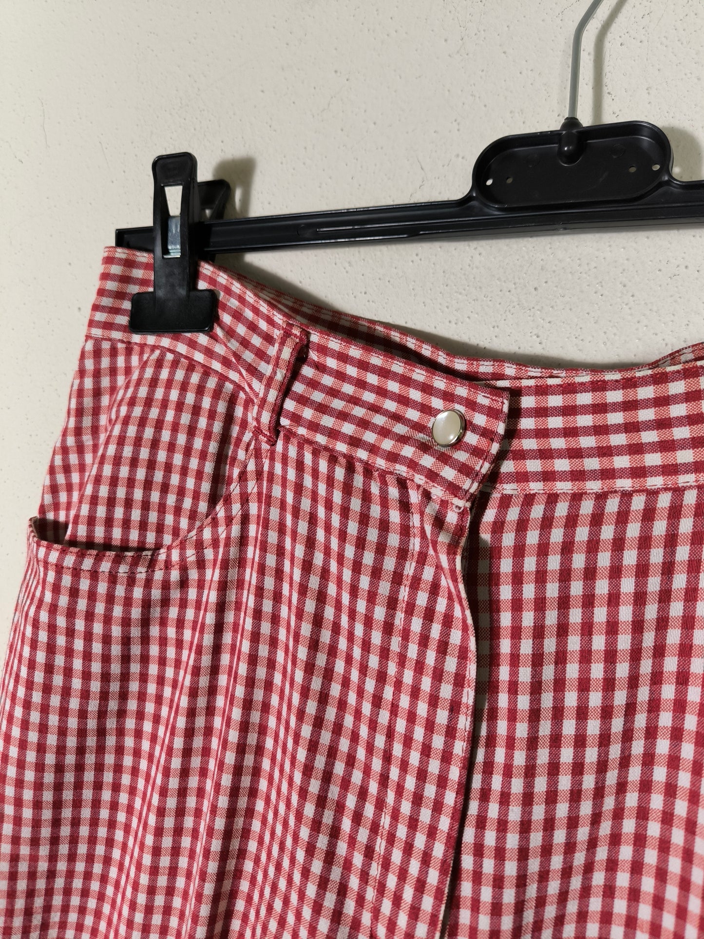 Pantalone vichy Blue Family Benetton