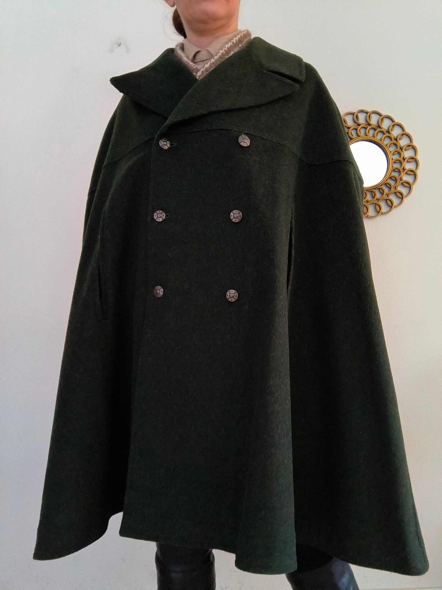 FENDI Cappa in loden vintage