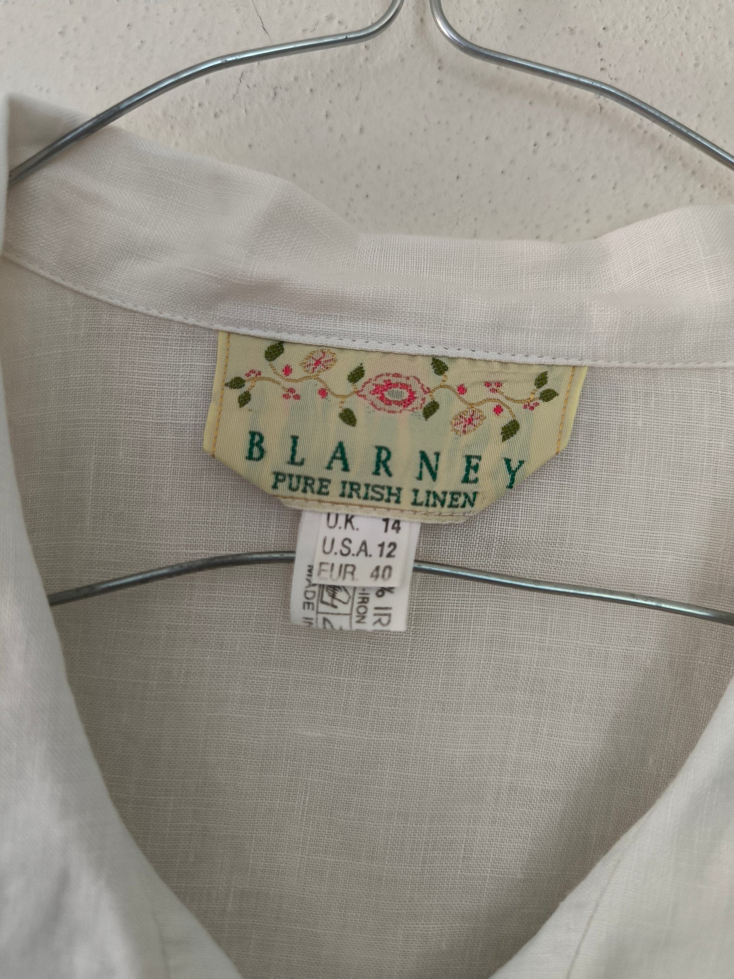 Camicia puro lino irlandese Blarney