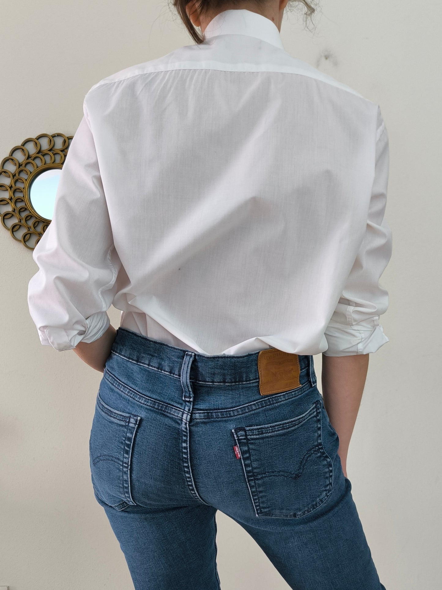 Camicia bianca puro cotone Keepman
