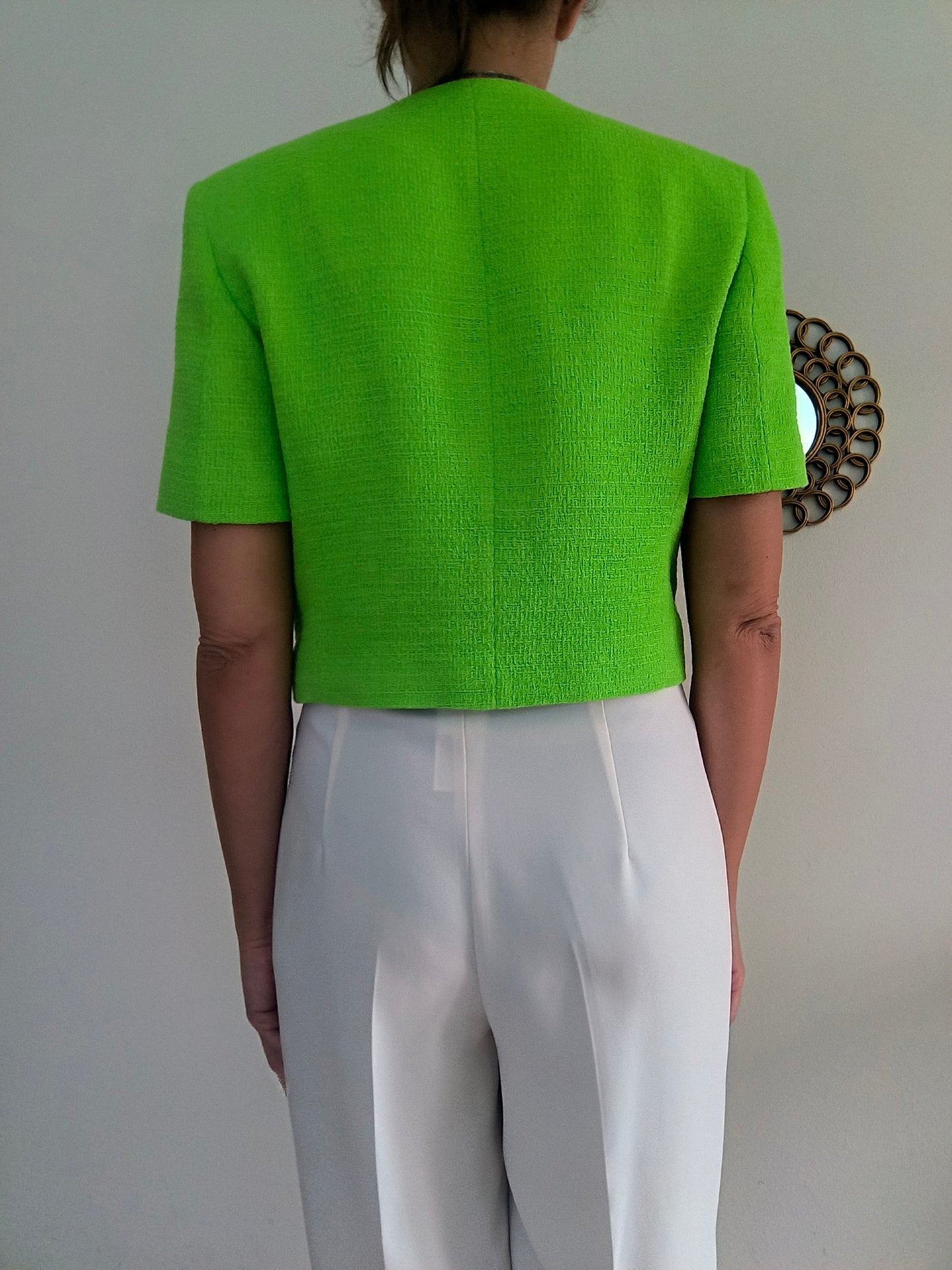 Blazer corto Zara verde