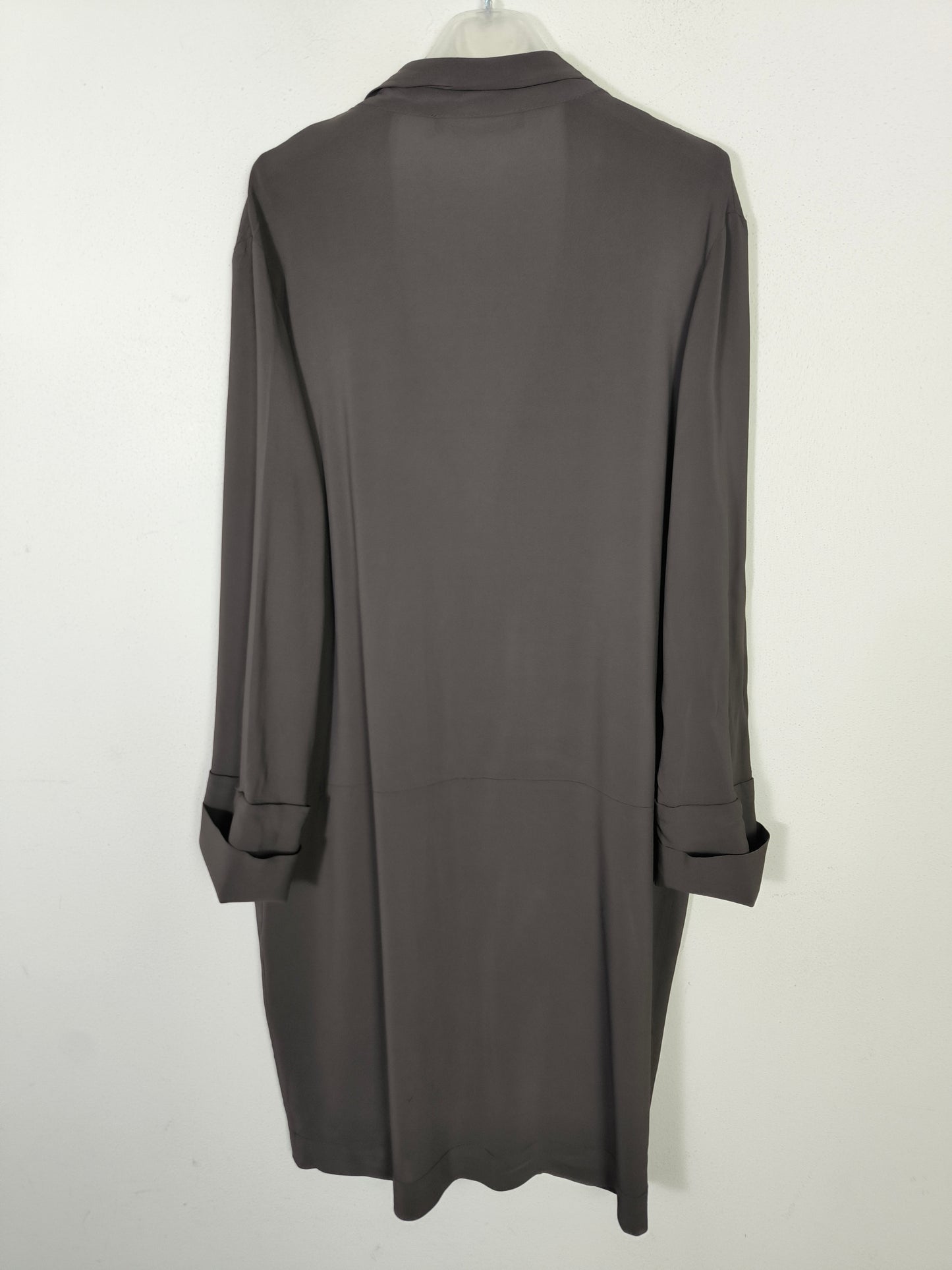 Cardigan lungo Liviana Conti in viscosa marrone