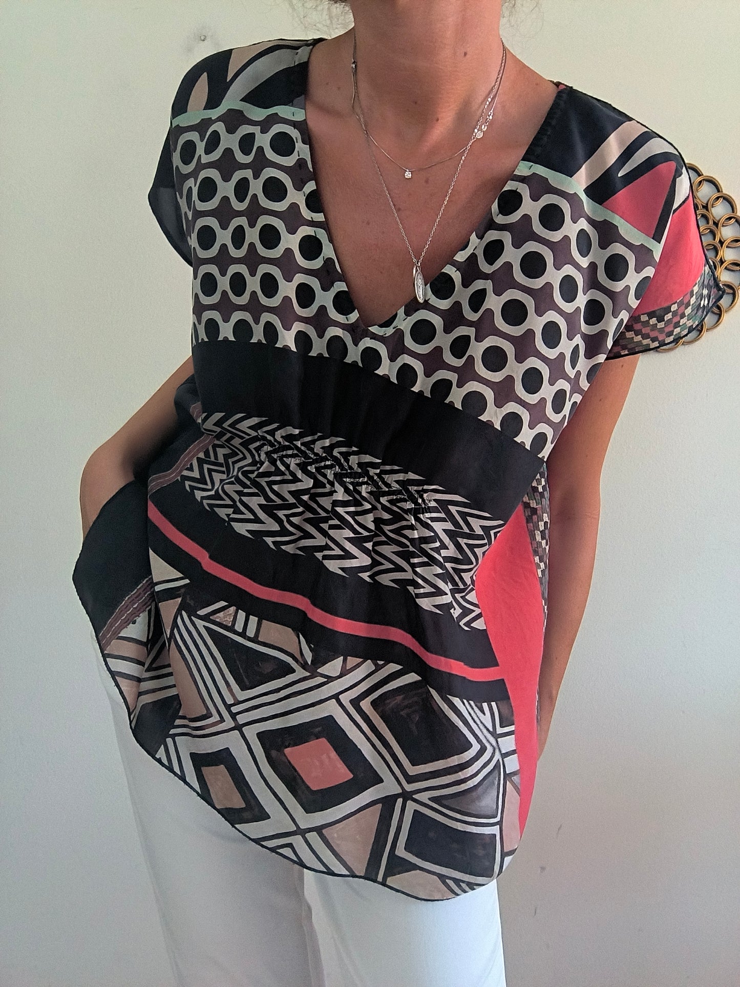 Blusa pura seta Maliparmi tg u