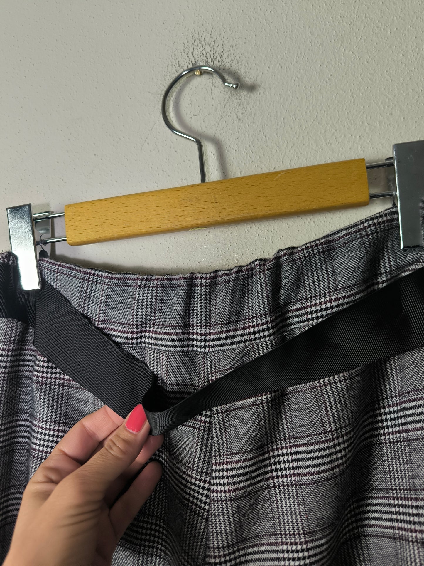 Pantalone ampio Susy Mix fantasia principe di Galles tg