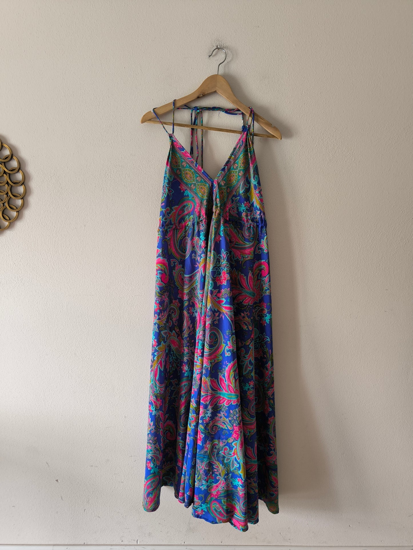 Abito Boho in misto seta tg U