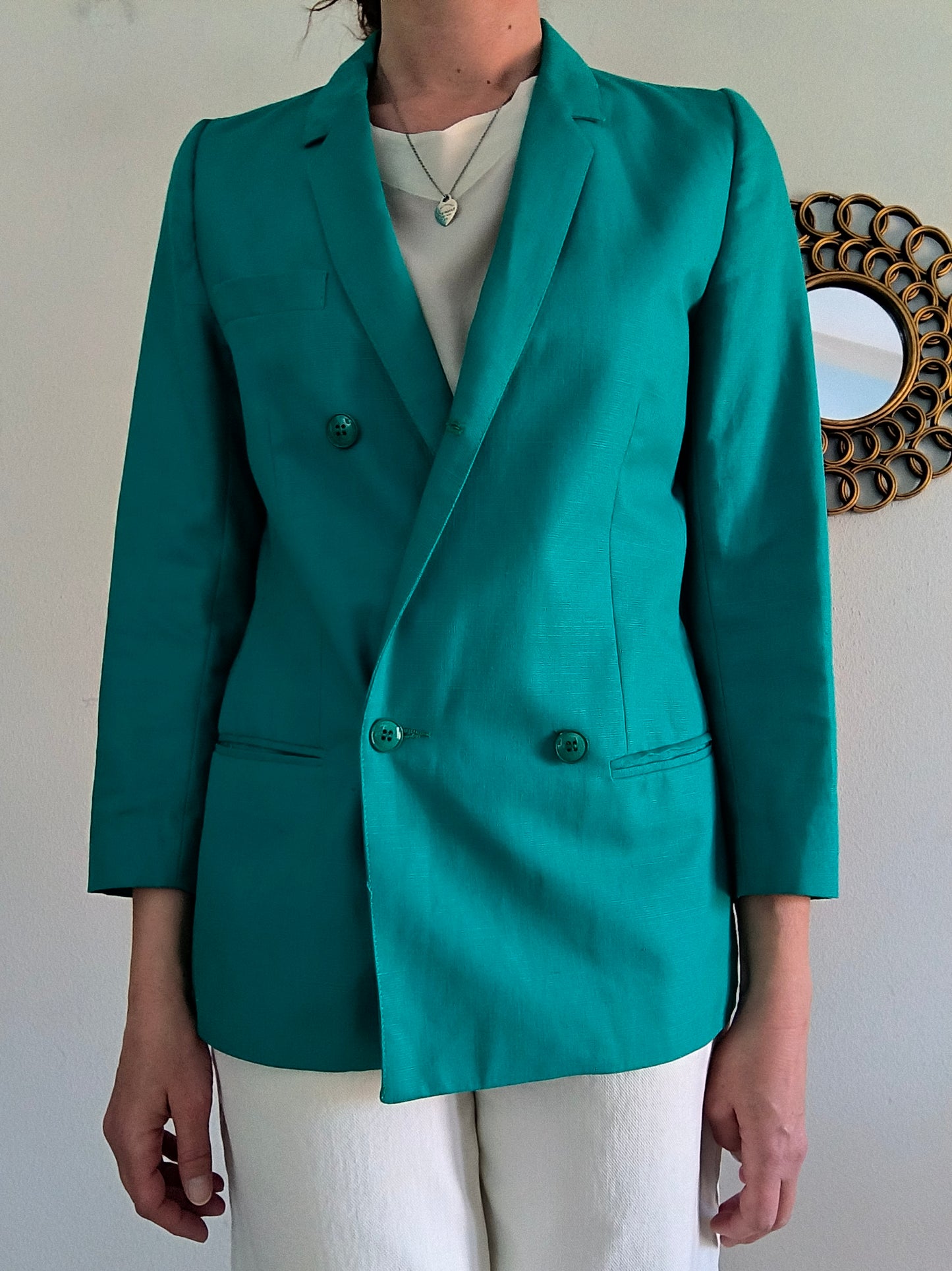 Blazer vintage WaterGate verde mare