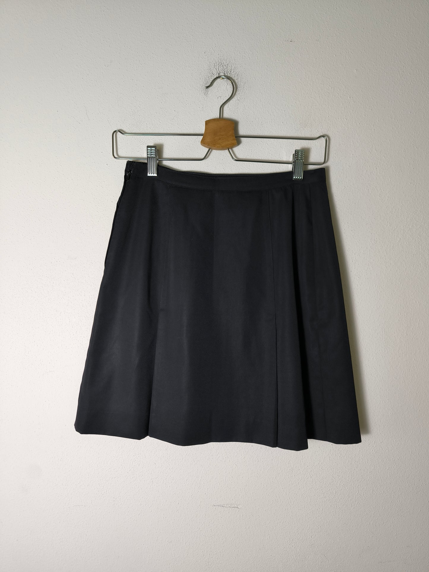 Minigonna anni 70 nera sartoriale/frescolana