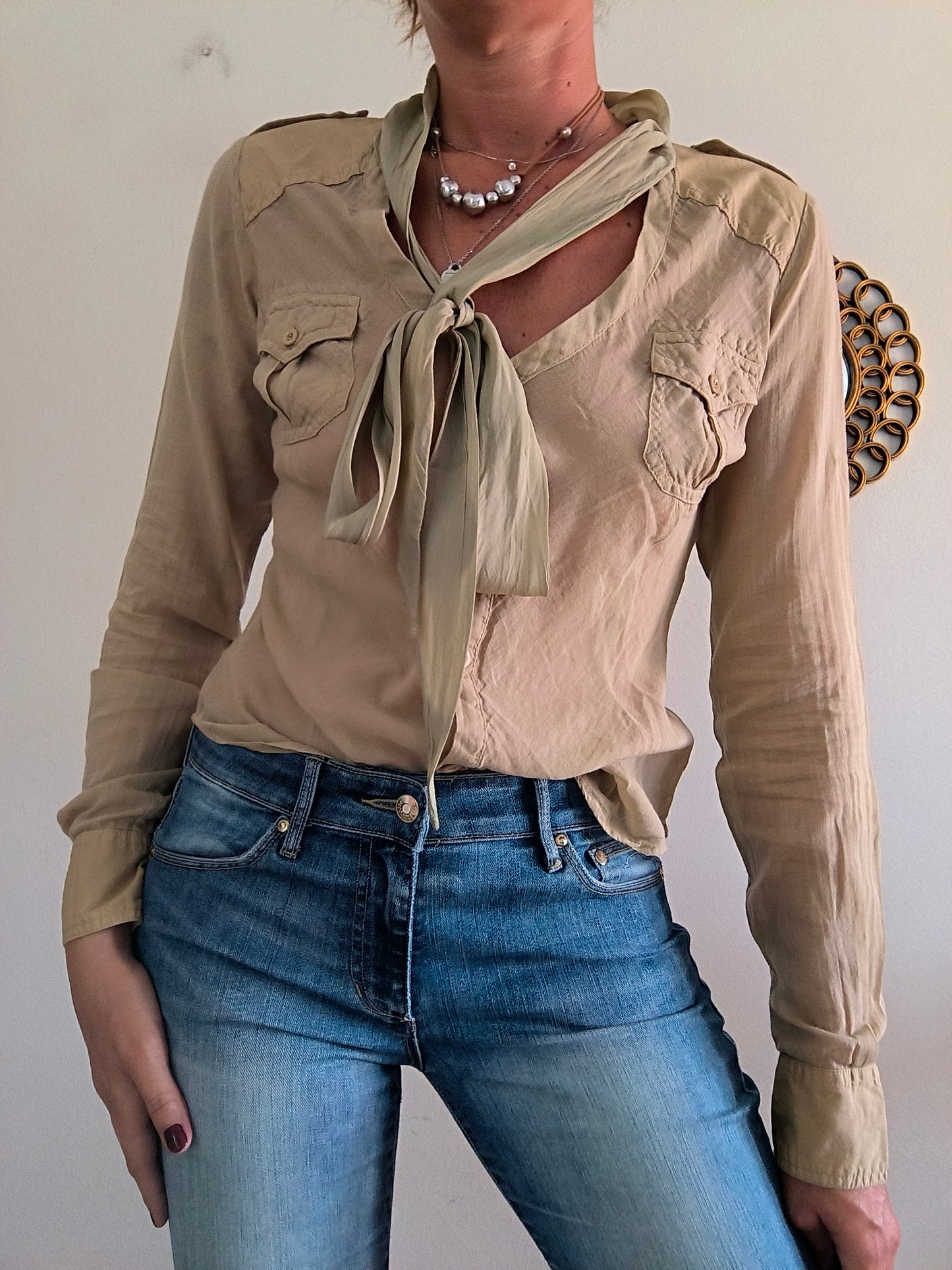 Camicetta kaki Nolita