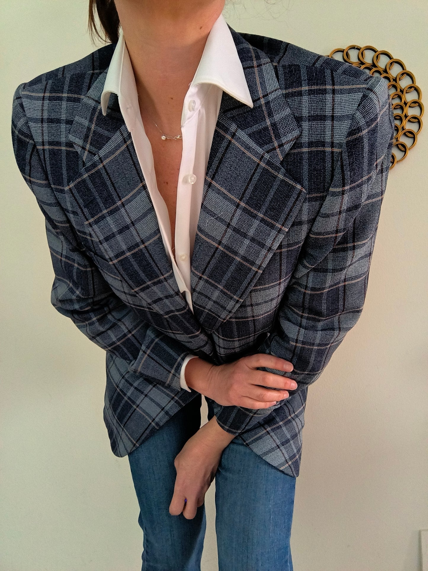 Blazer sartoriale Camellini e Miselli in cotone pesante