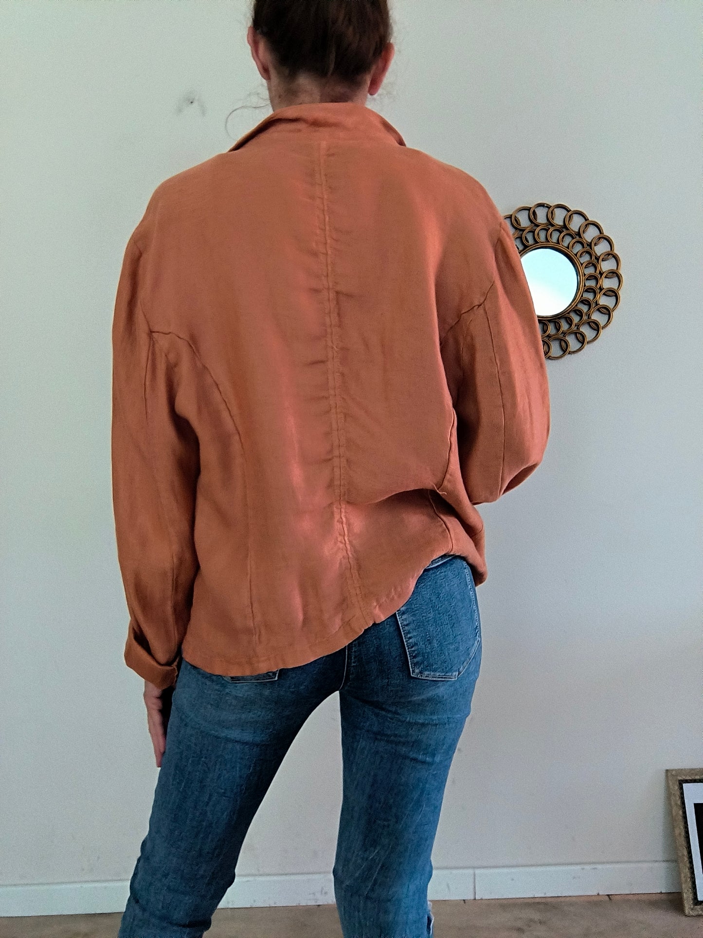 Blazer La fée Maraboutée in lino