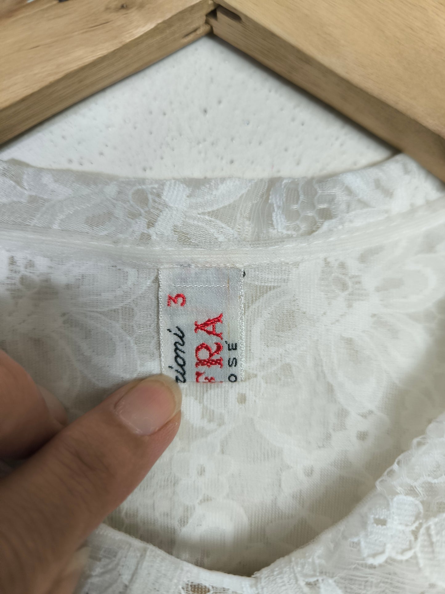 Vestaglina in pizzo anni 60