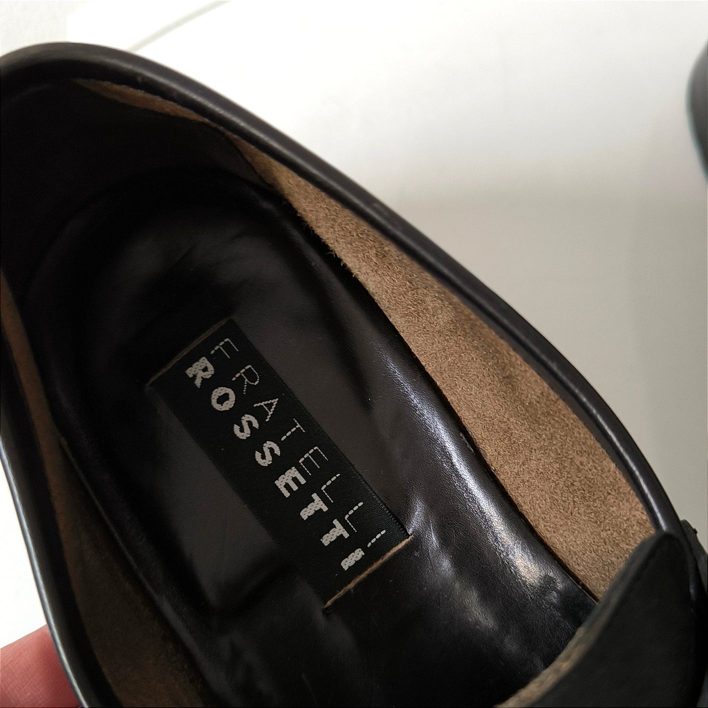 Mocassino Fratelli Rossetti in pelle nero n.9