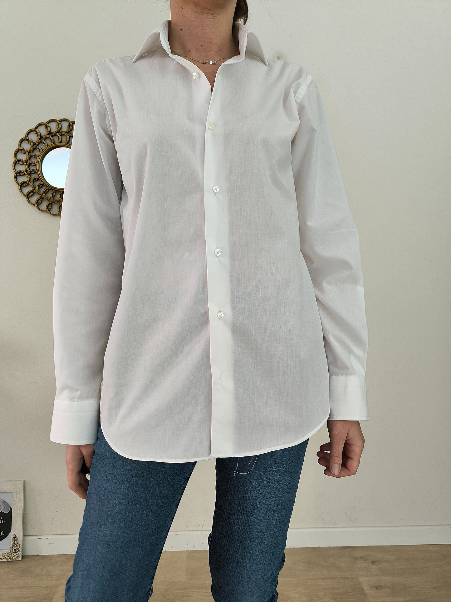 Camicia bianca puro cotone Keepman