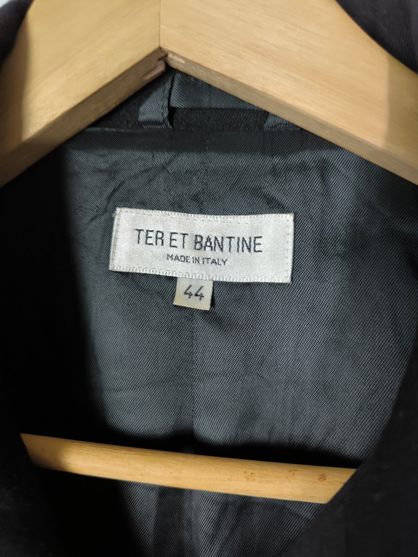 Ter et Bantine blazer nero in lana