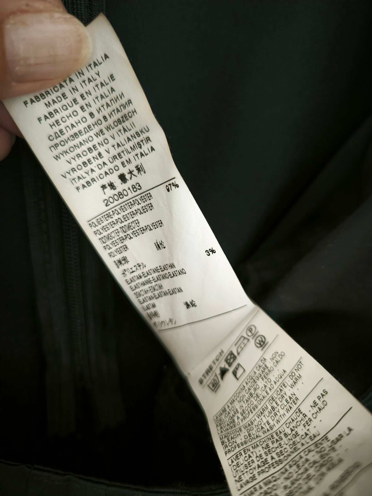 Abito Sisley nero tg S