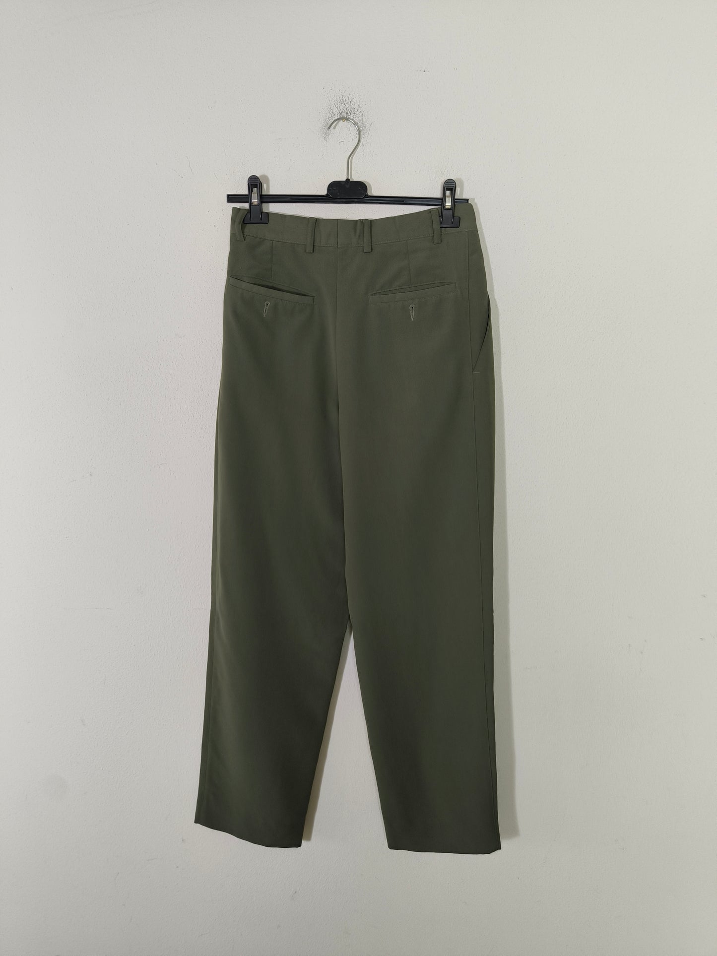 Pantalone No Strike olive anni 80 tg 42