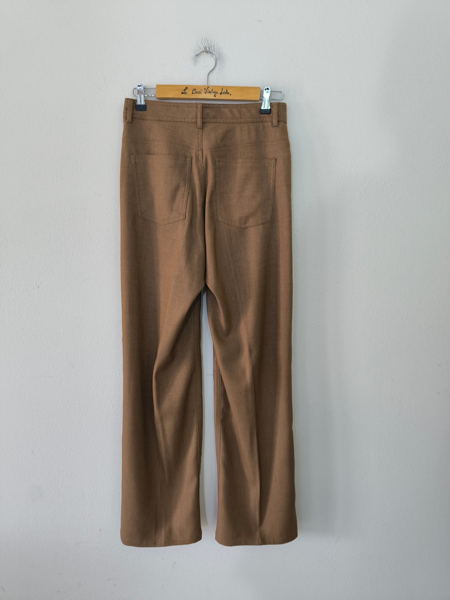 Pantalone ampio Mango marrone chiaro tg S/M