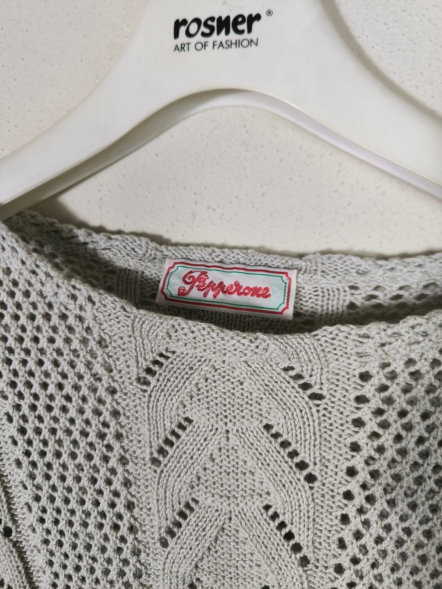 Maglia Pepperone vintage ghiaccio