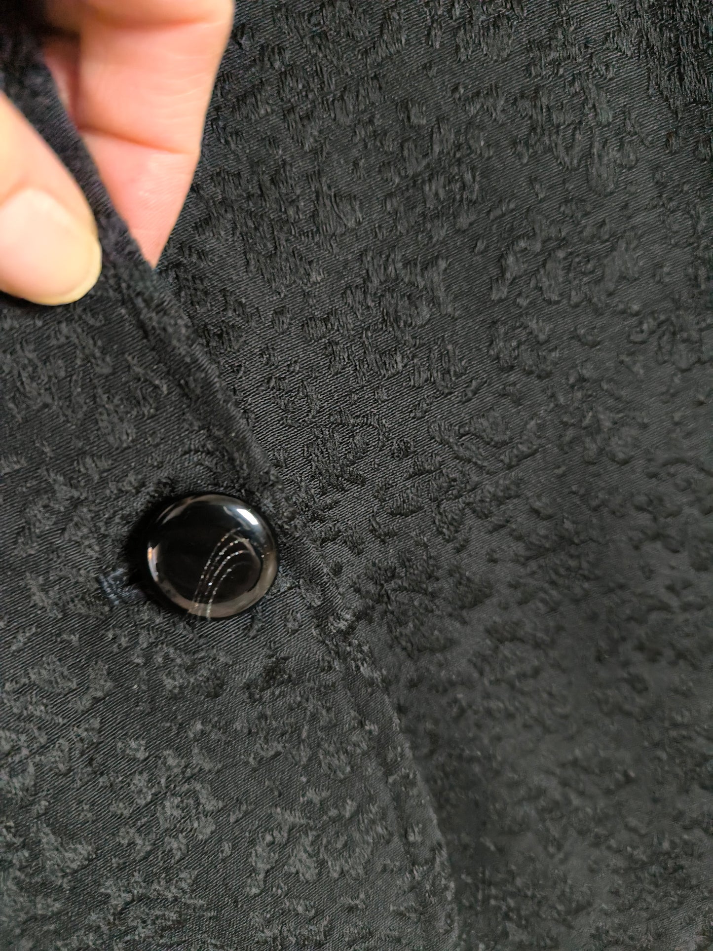 Blazer 1950's in jacquard nero tg M