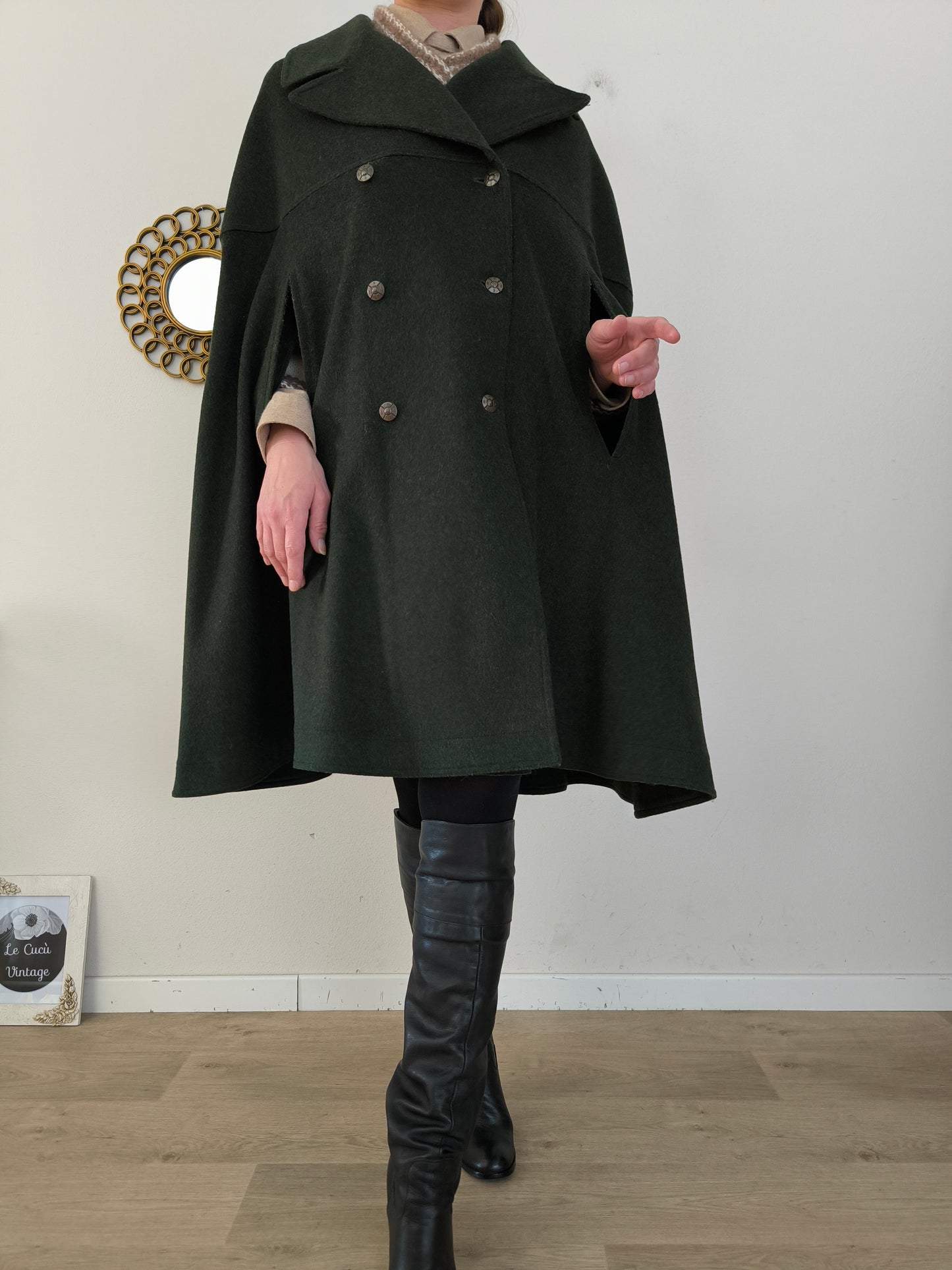FENDI Cappa in loden vintage