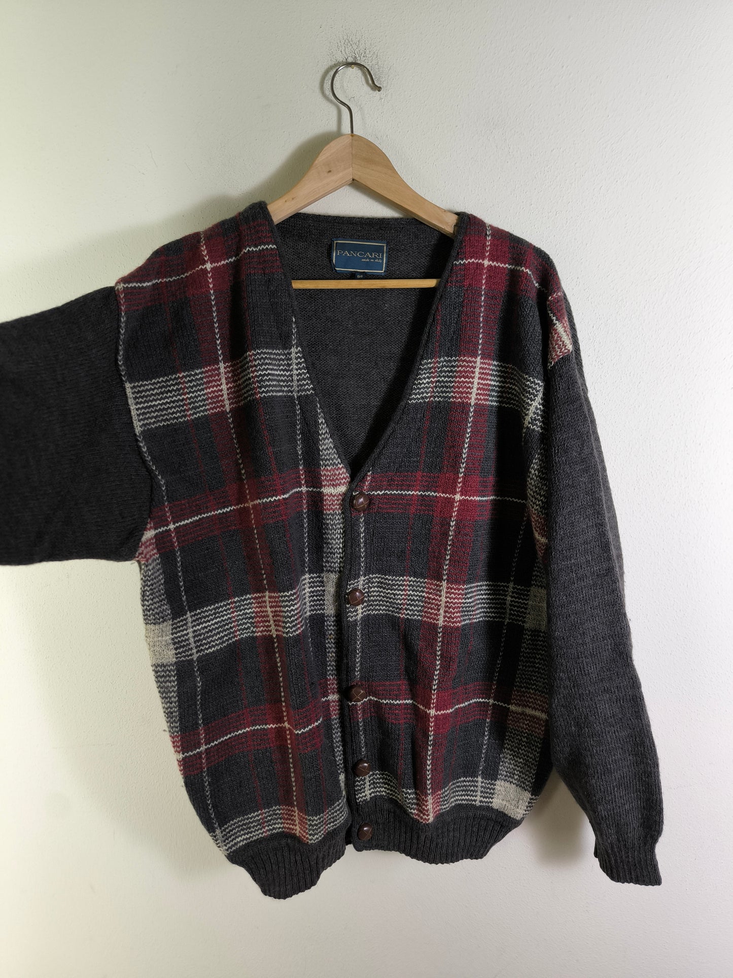 Cardigan Pancari pura lana fit over
