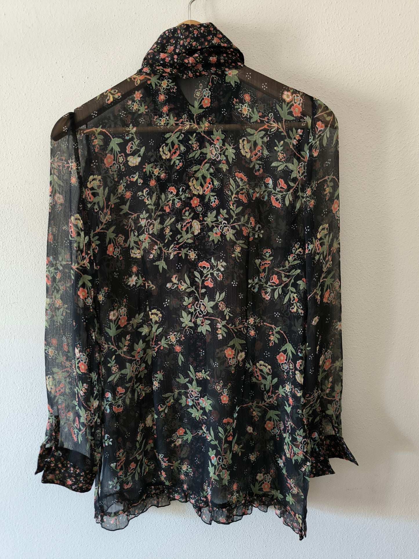 Camicia semipermanente floreale vintage