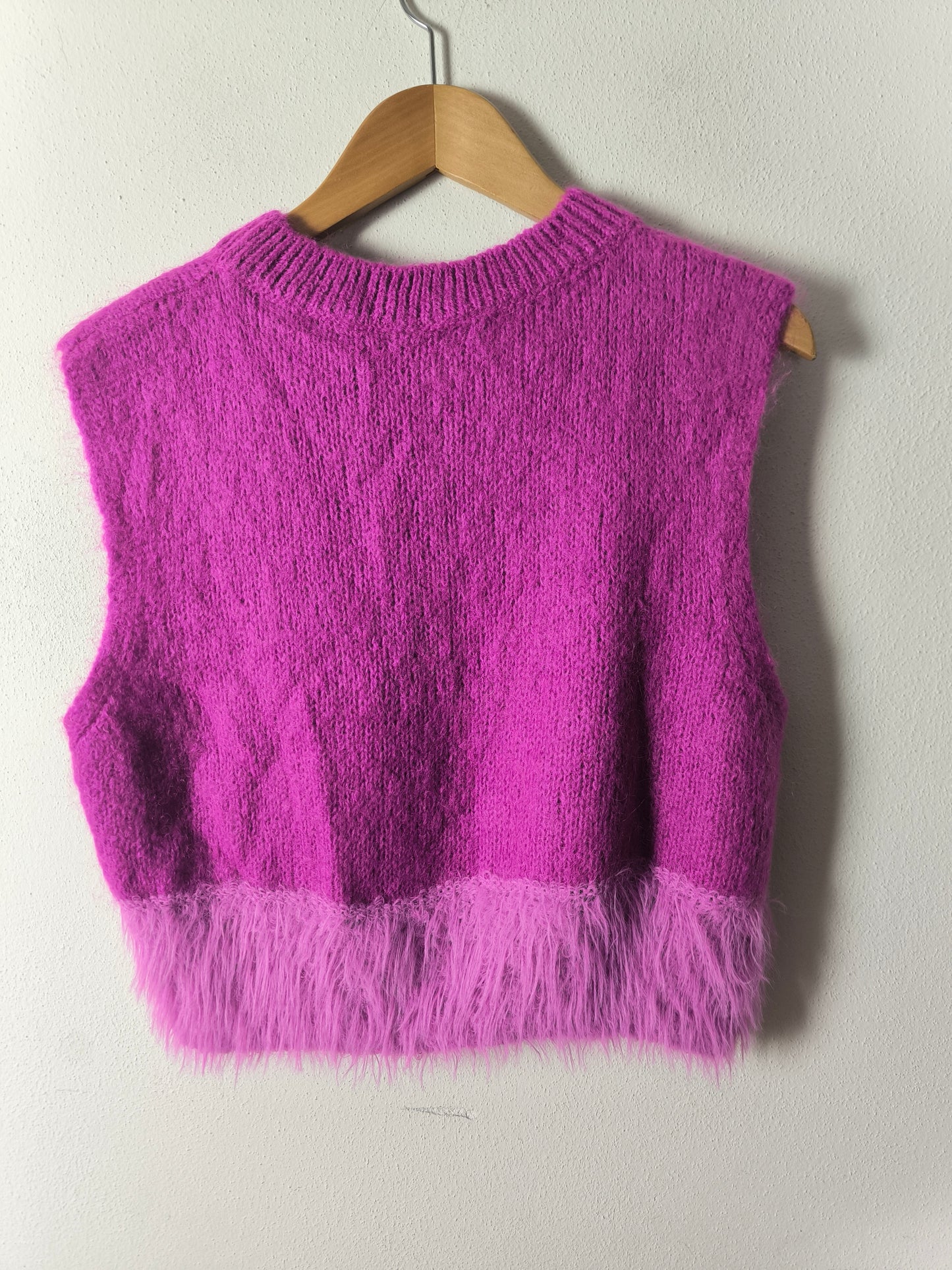 Maglioncino fucsia in mohair