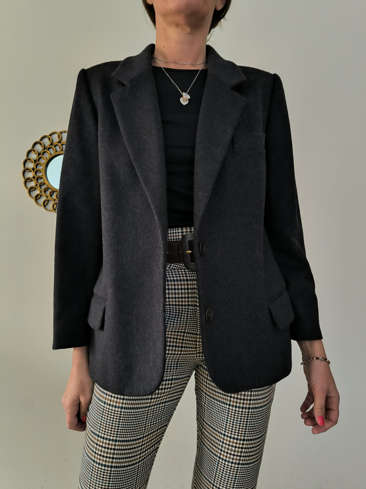Blazer Fiorella Rubino lana e cashmere tg M/L