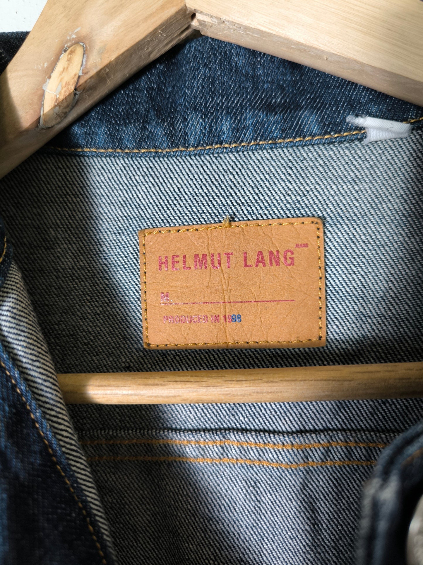 Giubbino in denim Helmut Lang tg S