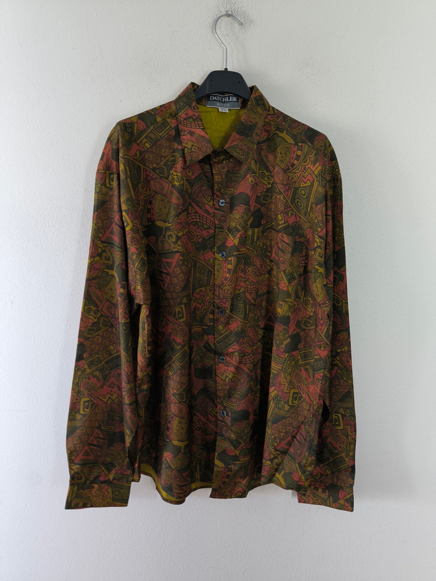 Camicia fantasia pura seta