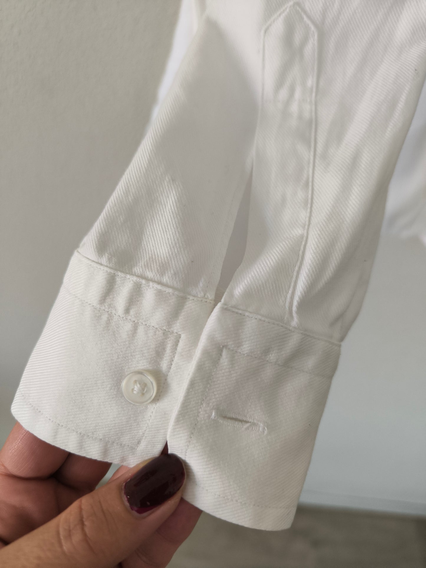 Camicia in cotone bianco Fuzzi Outlet