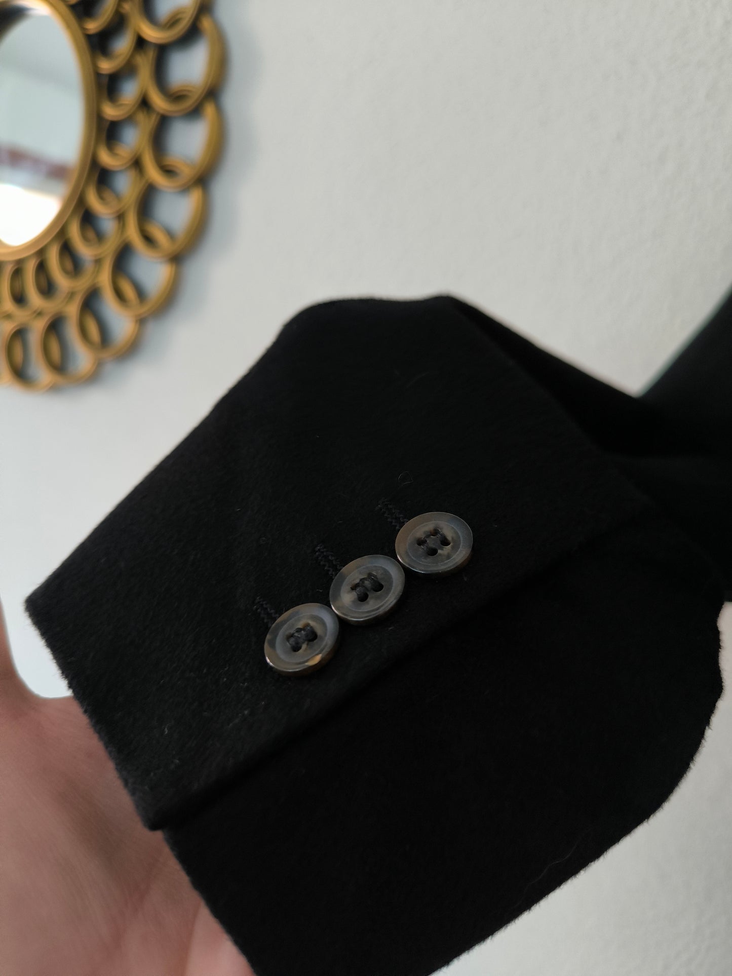 Blazer Pura lana vergine nero Max Mara tg M