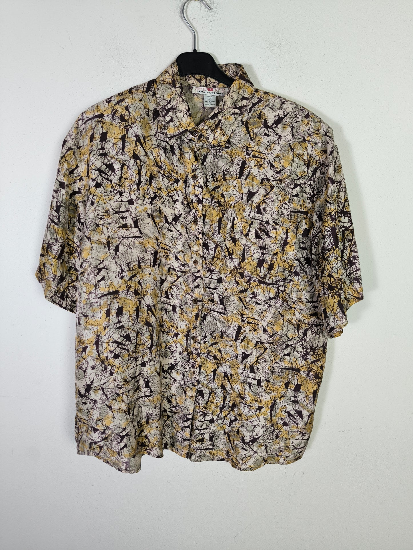 Camicia vintage unisex pura seta