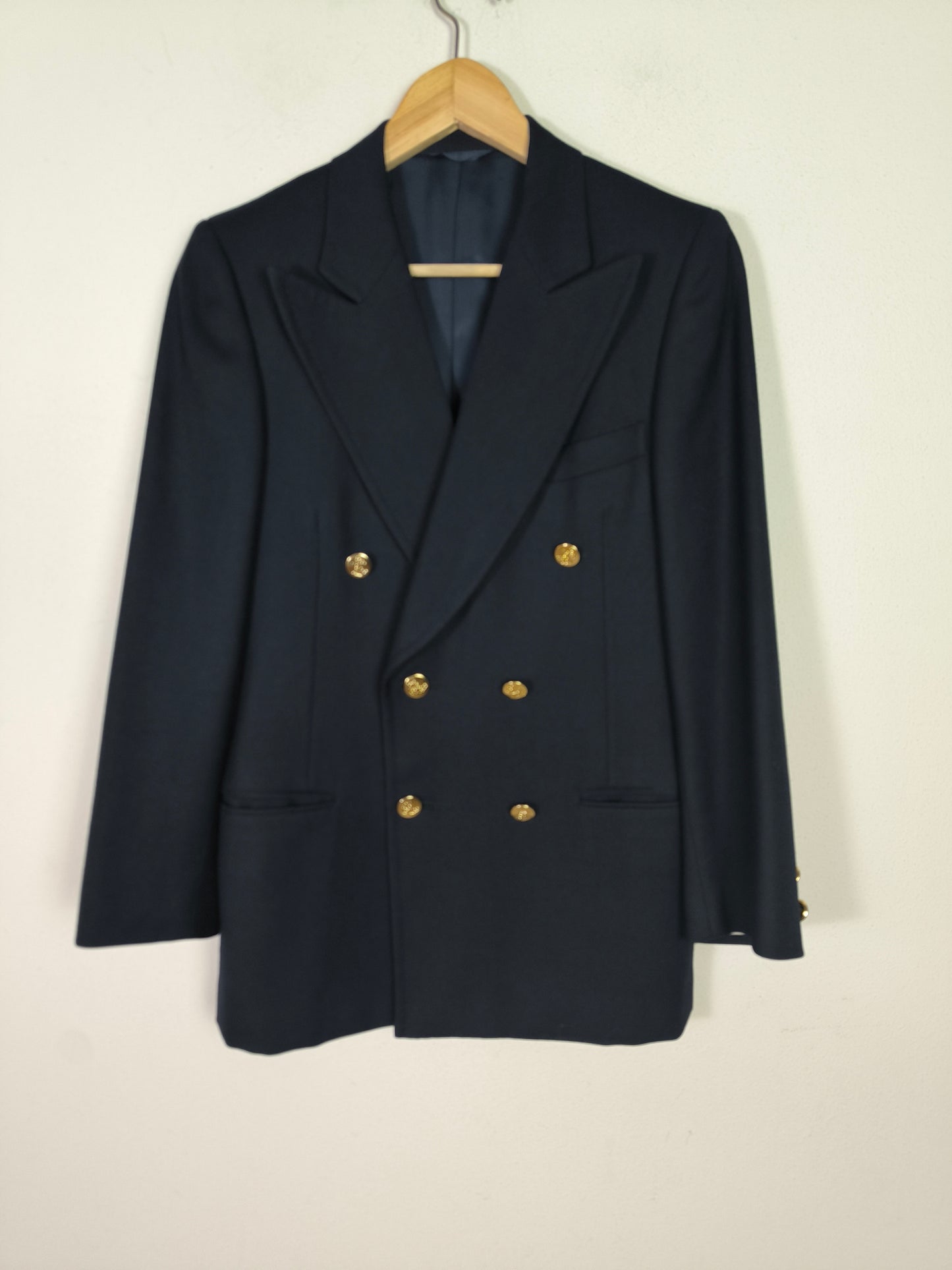 Blazer doppiopetto marina pura lana vergine