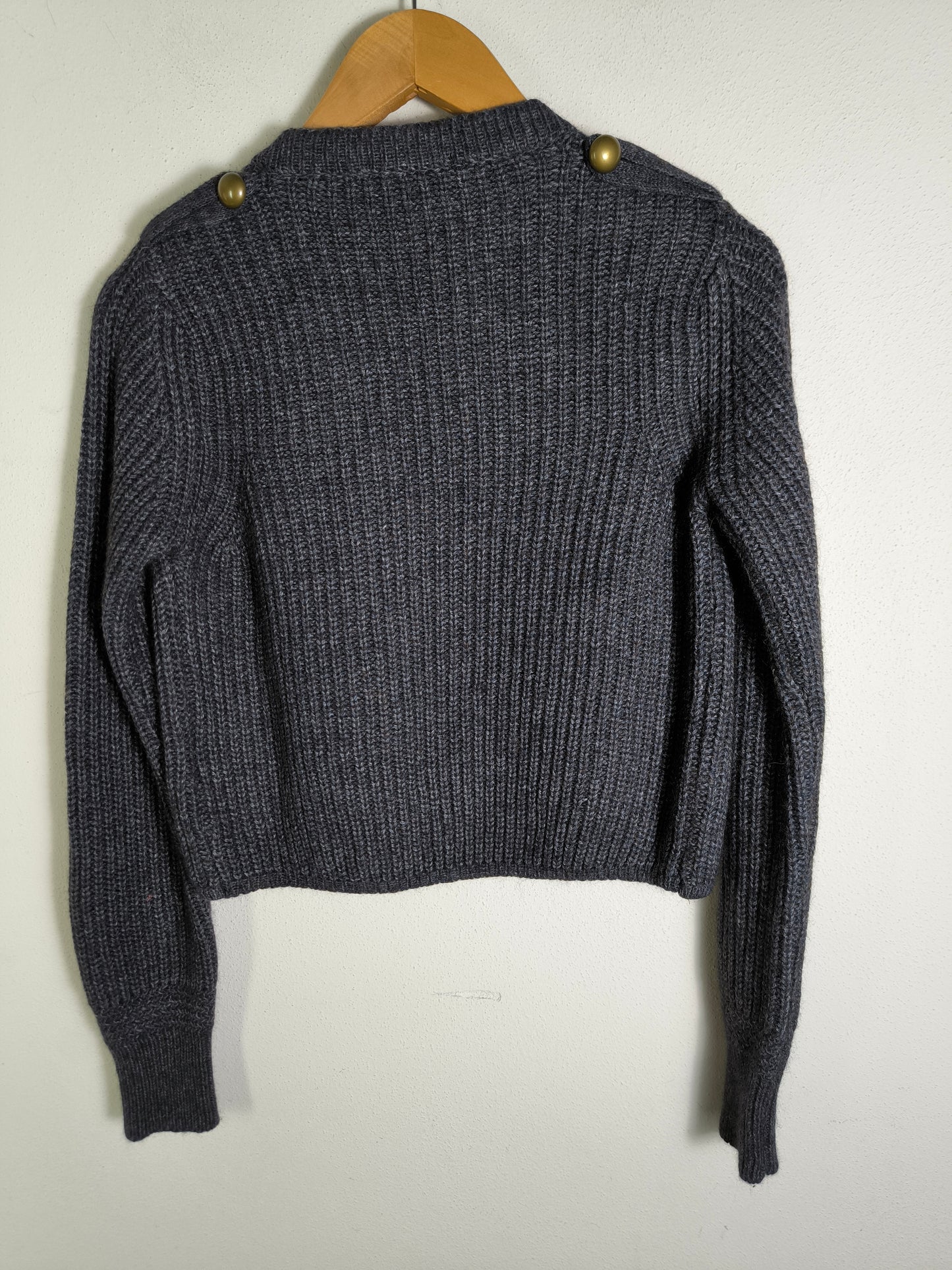 Giacchino in baby Alpaca tg M grigio scuro