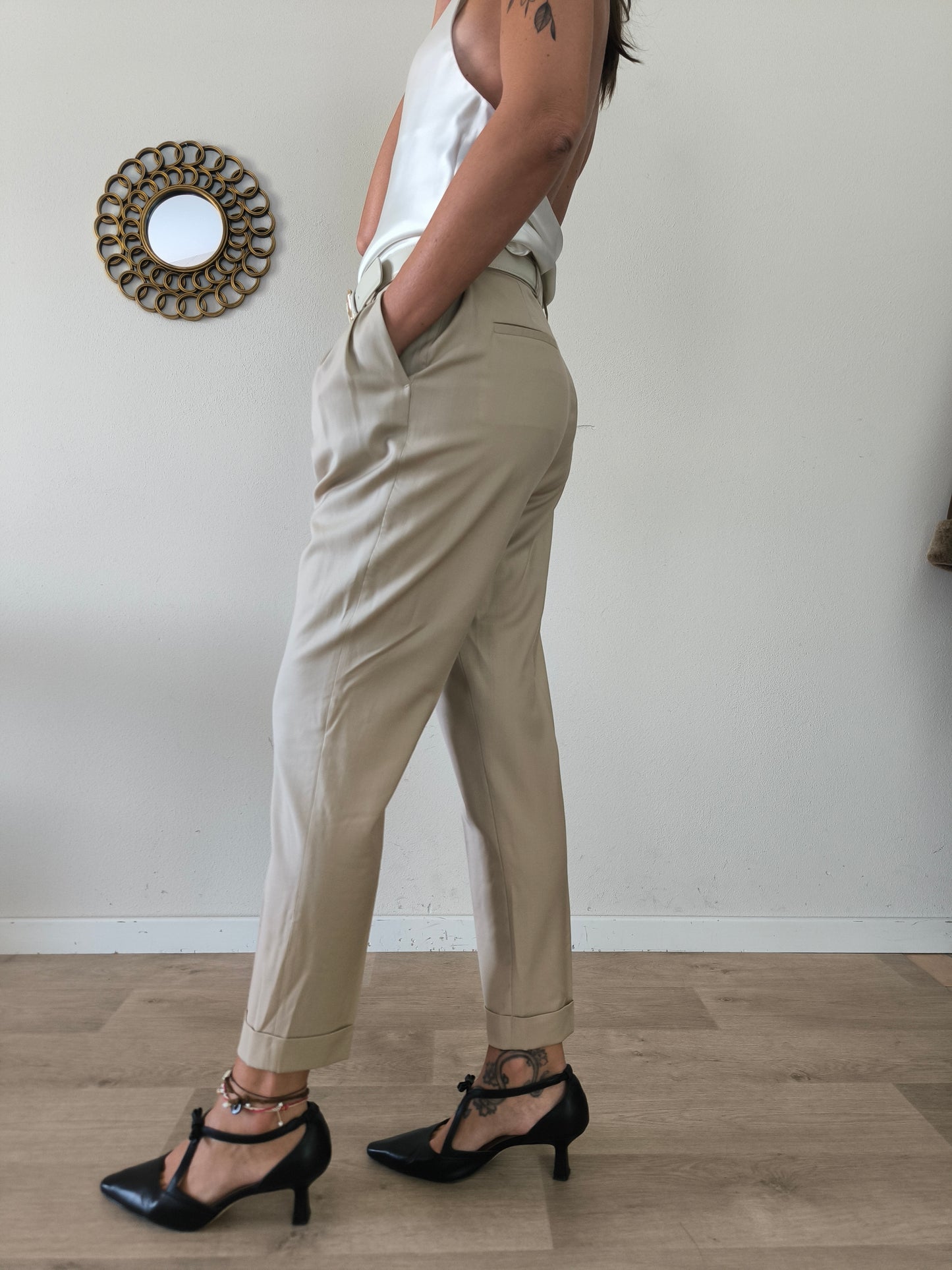 Pantalone Liviana Conti fresco lana tg 44