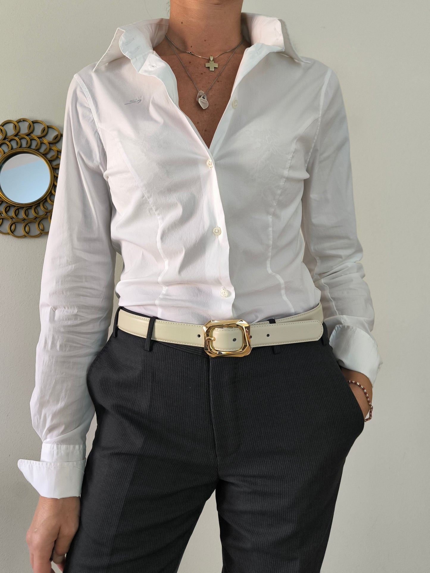 Camicia bianca Carlo Chionna