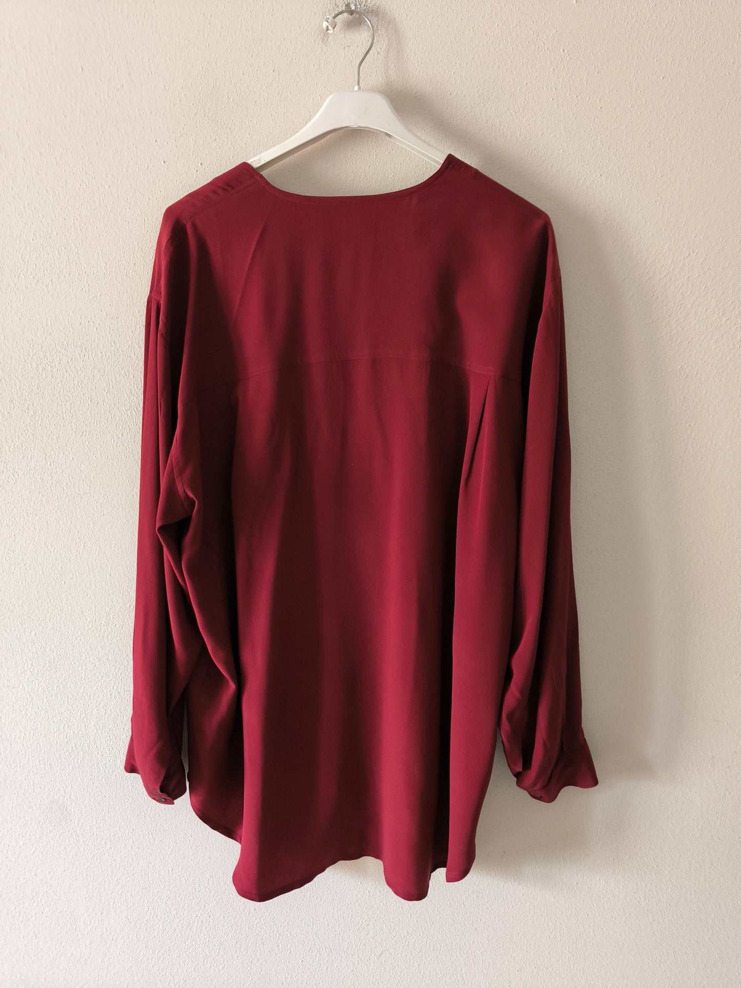 Camicetta bordeaux Zanolini pura seta