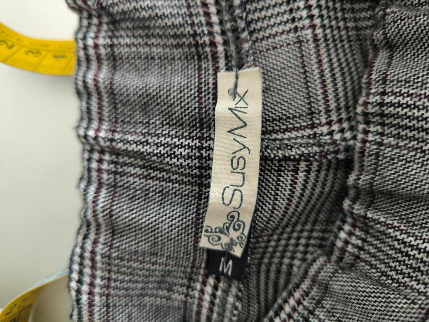 Pantalone ampio Susy Mix fantasia principe di Galles tg