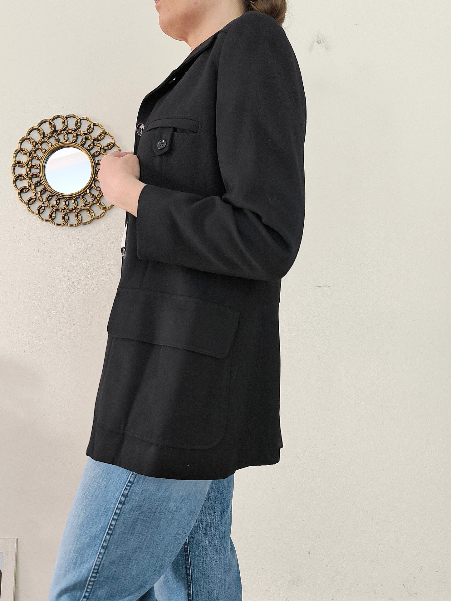 Ter et Bantine blazer nero in lana