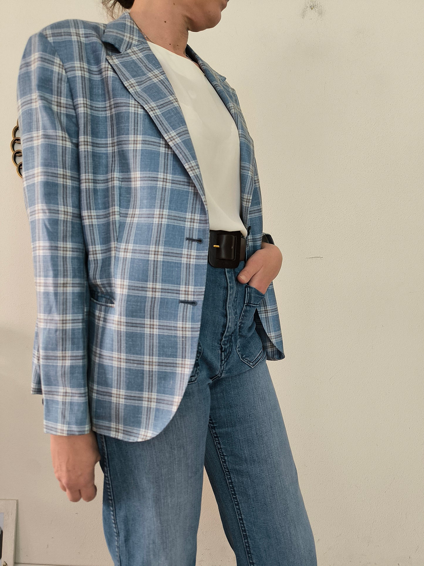 Blazer Sartoria Ernesto Capua azzurro
