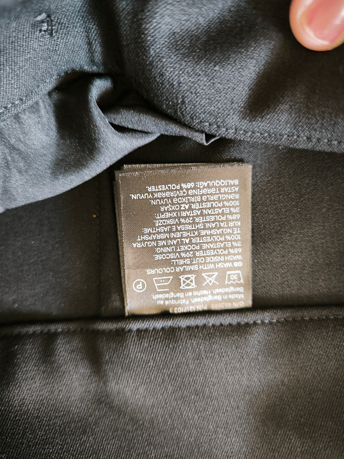 Pantalone nero no brand